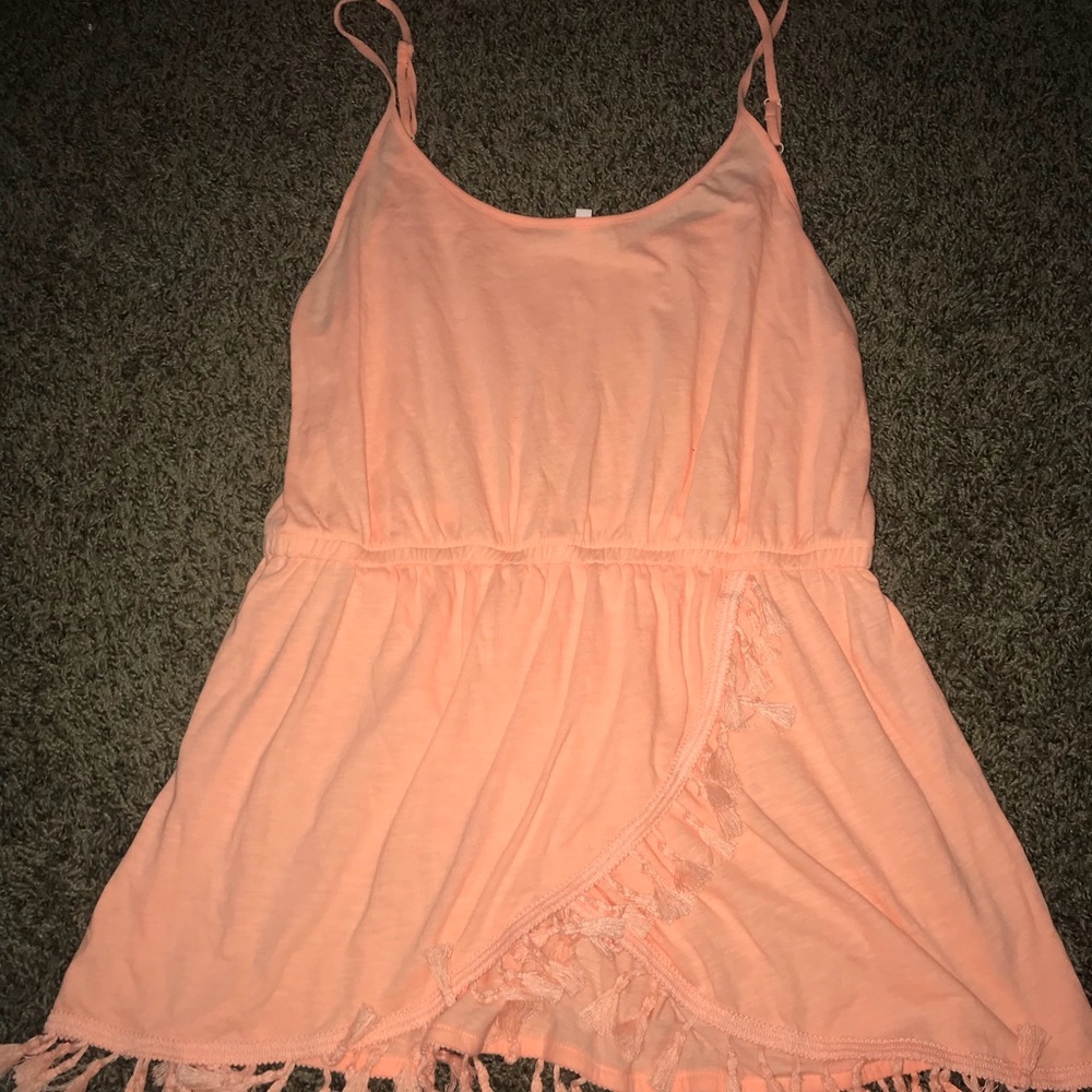 Orange cover up